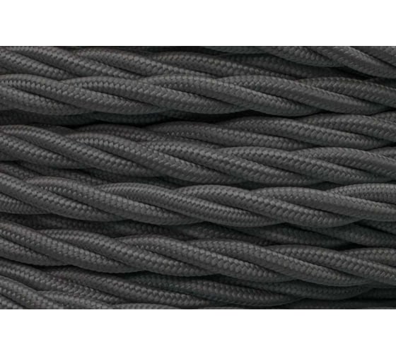 Провод Bironi 3х0,75, графит, матовый, 50м B1-432-713-50