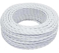 Провод Bironi 2*0,75 Белый (глянец) 20м B1-422-071-20