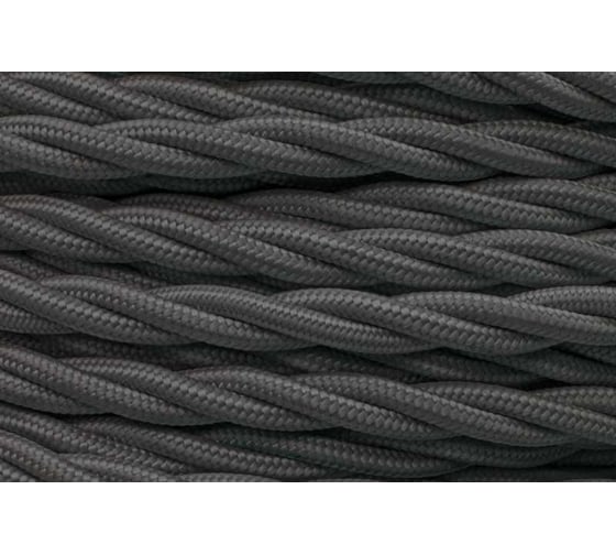 Провод Bironi 2*0,75 Графит (матовый) 150м B1-422-713-150