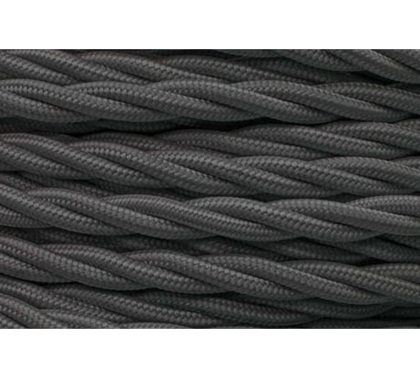 Провод Bironi 2*1,5 Графит (матовый) 20м B1-424-713-20