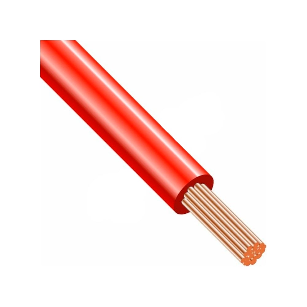 Провод ККЗ ПуГВнг(А)-LS 1х4,0, красный KKZ40-00010382 - выгодная цена ...