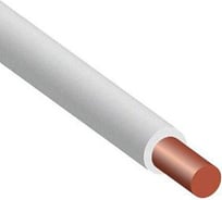 Провод Дмитров-Кабель ПуВ 1x4,0, белый, бухта 300 метров 000000875