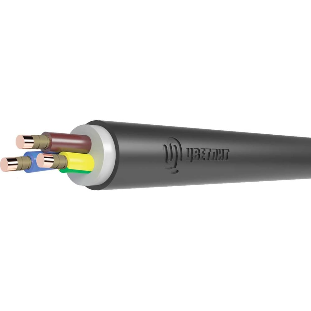 Огнестойкий кабель Цветлит ВВГнг(А)-FRLS 3x1,5ок(N,PE)-0,66 бухта 100м ...