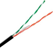 Кабель OptimLAN Standart UTP 2PR 24AWG CAT5e OUTDOOR, бухта 500 метров U02-0202