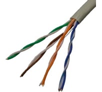 Кабель OptimLAN Standart UTP 4PR 24AWG CAT5e, бухта 305 метров U01-0402