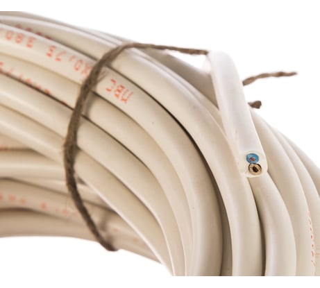 Провод ЭлПроКабель гибкий круглый ПВС 2х0,75 20м ГОСТ 4630017848607