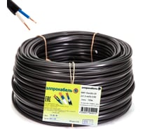 Кабель тЭлПроКабель вердый плоский негорючий малодымный ВВГп-нгА LS  2х1,5 100М ГОСТ 4630017849215