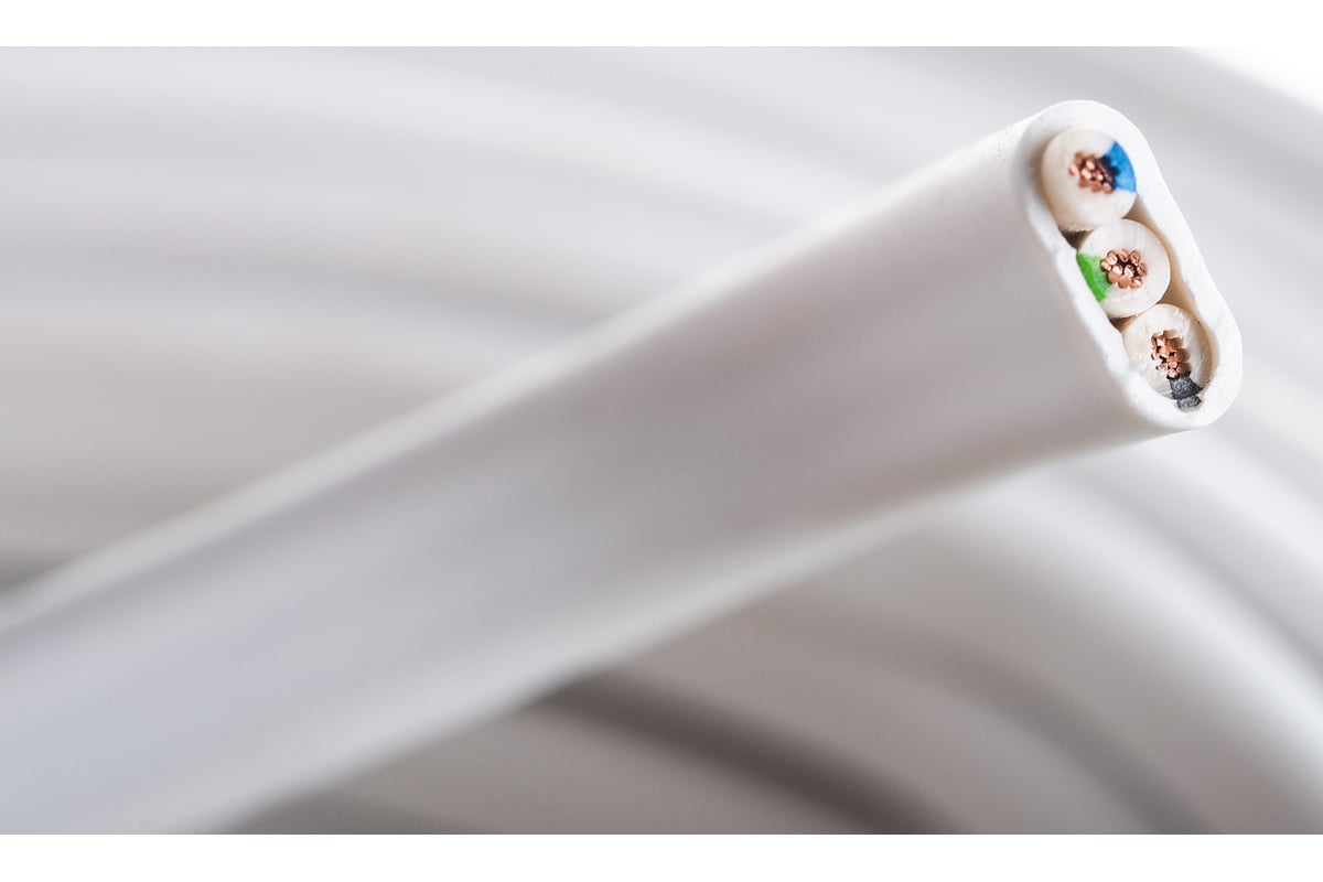 Провод ПУГНПбм Мастер Тока 3х1.5 белый 20м МТ1365 - выгодная цена ...