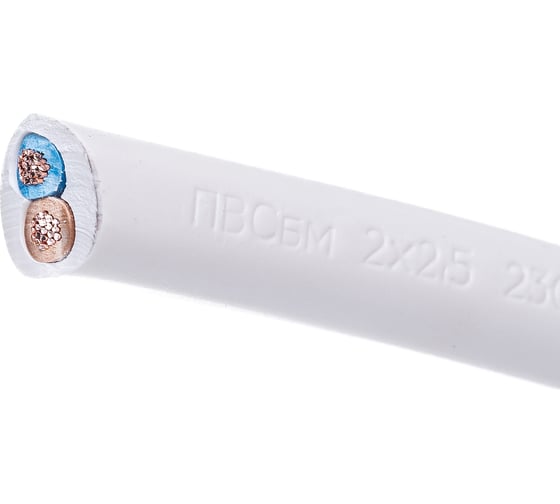 Провод ПВСбм Мастер Тока 2х2.5 белый 20м МТ1140