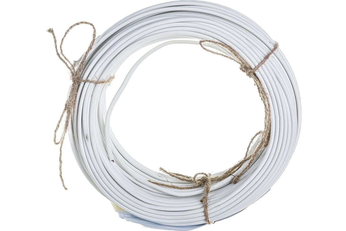 Провод ПУГНПбм Мастер Тока 2х1.5 белый 50м МТ1331 - выгодная цена ...