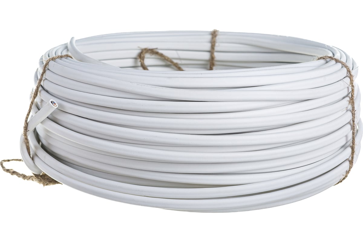 Провод ПУГНПбм Мастер Тока 2х1.5 белый 50м МТ1331 - выгодная цена ...