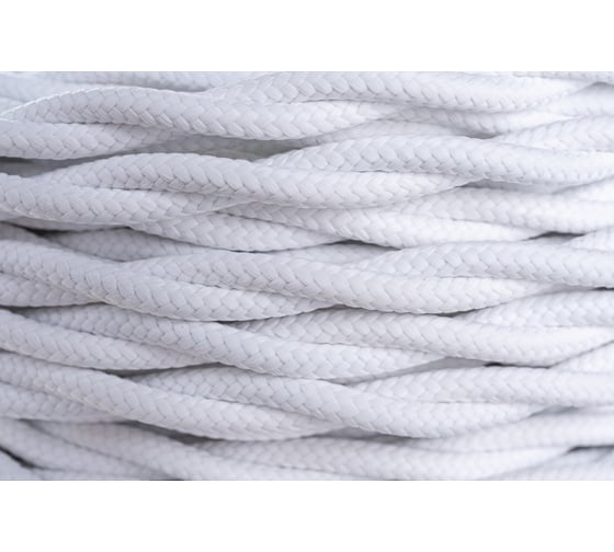 Витой провод-ретро Electraline 2х1,5 белый В1-424-71-20
