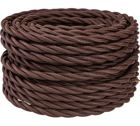 Витой провод-ретро Electraline 3х2,5 коричневый В1-435-72-20