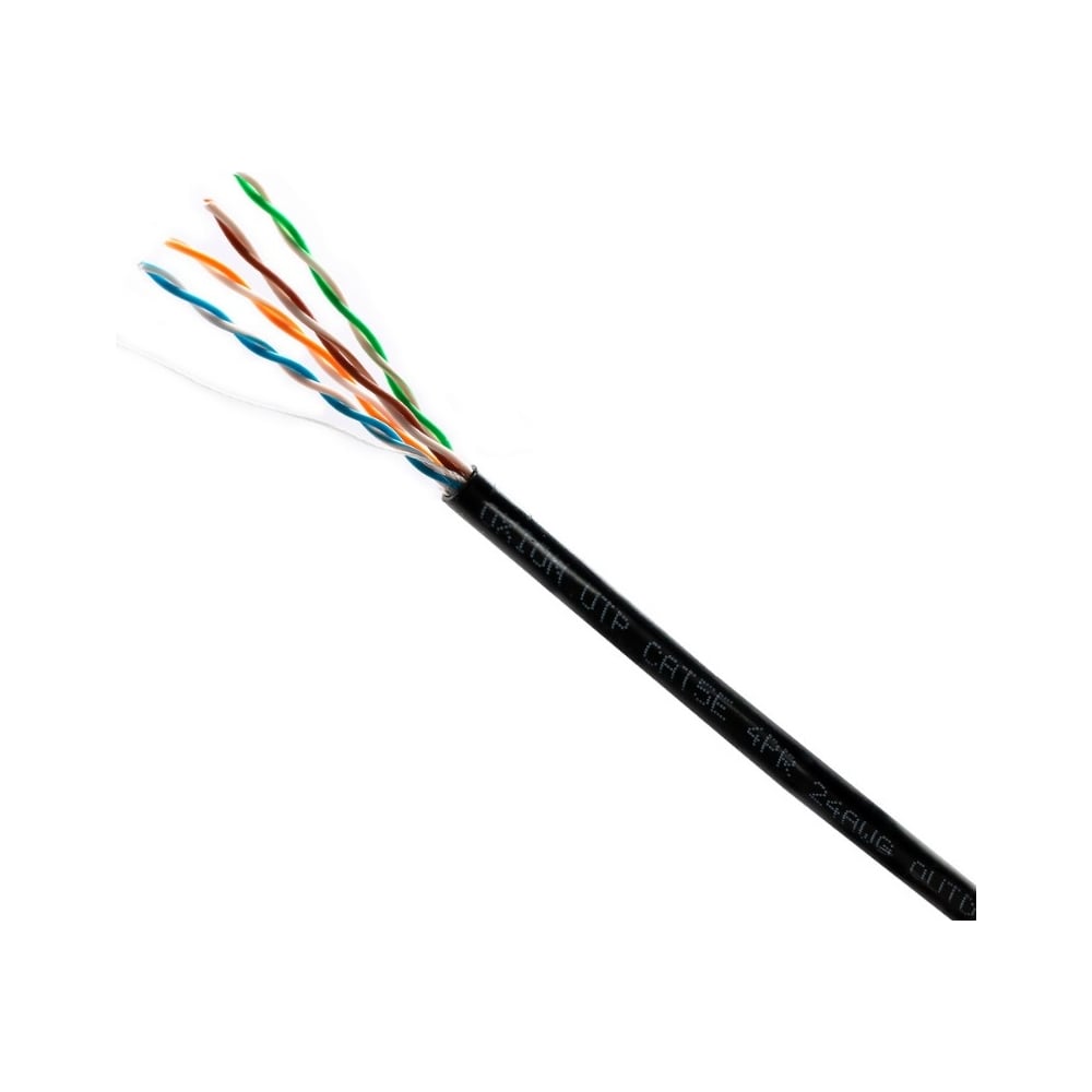 Кабель utp OXION cat5e 4x2х0,51 медь 305 м outdoor OX-UTP4PR24AWG-OUTD305M  - выгодная цена, отзывы, характеристики, фото - купить в Москве и РФ