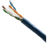 Кабель utp OXION 4x2x0,54 cat. 6, ccag, fluke test, катушка 100 метров OX-UTPCAT6-4PR23AWGFLUKECCA-100M