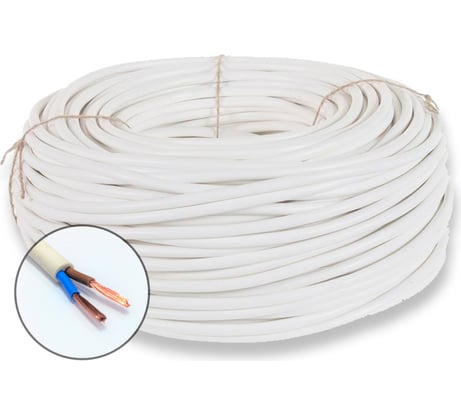 Бытовой круглый провод ПВС ПРОВОДНИК 2x6 мм2, 500м OZ70417L500