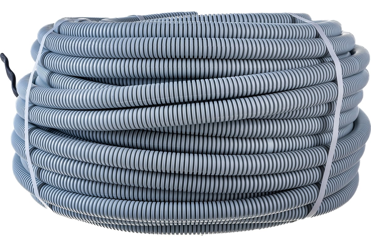 Гофрированная труба ПВХ Партнер-электро серая 20мм. с кабелем ВВГ ПнгА ...?