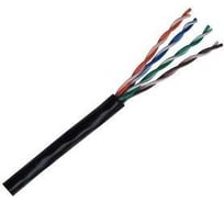 Кабель Neomax u/utp cat.5e 4x2x0.46, 25 awg, медь, внешний, pe, 305 м, черный NM711032