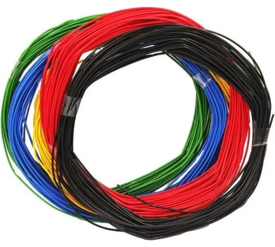 Провод ПВАМ VOLTON 0,5 кв.мм, 10м (5 цветов) VLT400195