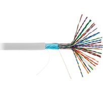 Кабель NETLAN f/utp 25 пар, категория 5, одножильный, медный, внутренний, pvc, серый, 305м EC-UF025-5-PVC-GY-3