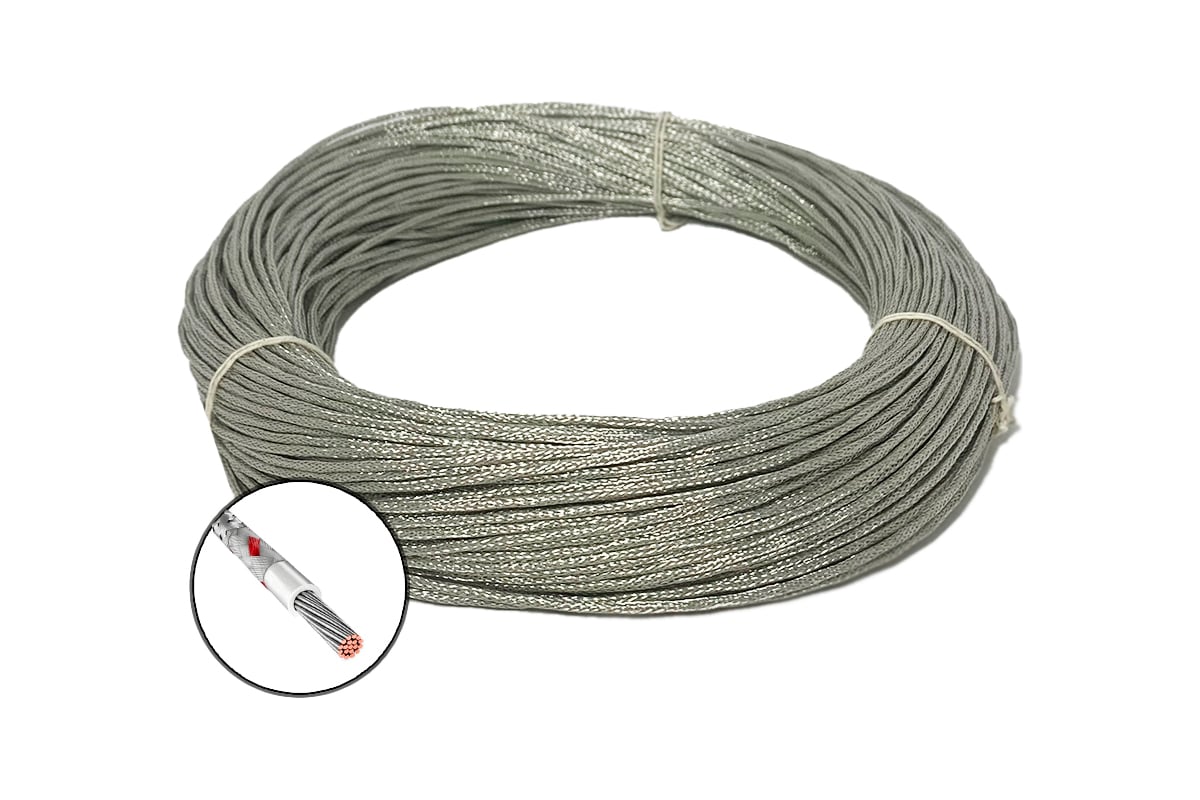 Бортовой экранированный провод ПРОВОДНИК бпвлэ 1x0.5 мм2, 20м ...