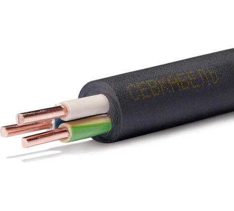 Кабель Севкабель ввгнг(а)-ls 3x1,5ок(n,pe), ту 004, 20м, ЦБ-00017796