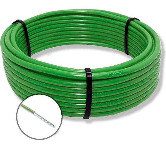 Установочный провод ПАВ ПРОВОДНИК 1x400 мм2 Зеленый, 2м OZ251705L2 1