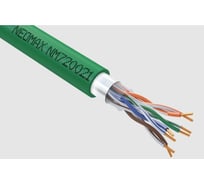 Кабель Neomax f/utp, cat.5e, 4x2x0.52 мм, 24 awg, медь, внутренний, pvcls нг(а)-lsltx, 305 м, зеленый NM720021