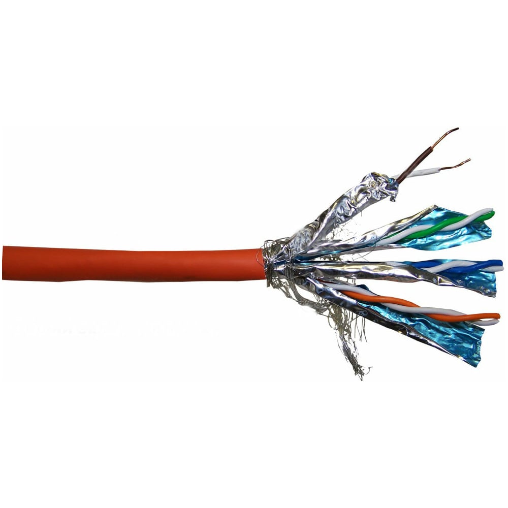 Кабель S/FTP LANMASTER 4 пары, Кат. 6, LSZH, оранжевый, 305м в кат ...
