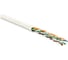 Кабель витая пара Hyperline UUTP4-C5E-S24-IN-PVC-WH-100 (100 м), неэкранированная U/UTP, категория 5e, 4 пары (24 AWG), одножильный (solid), PVC, -20C – +70C, белый - гарантия: 15 лет компонентная, 25 лет системная 443604 1