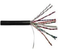 Кабель TWT UTP, 10 пар, категория 5e, внешний, черный, 305м в катушке, 5EUTP10-OUT