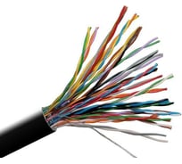 Кабель TWT UTP, 25 пар, категория 5e, внешний, черный, 305м в катушке, 5EUTP25-OUT