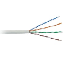 Кабель UTP LANMASTER 4 пары, Кат. 5e, белый, 305м в кат., LAN-5EUTP-WH