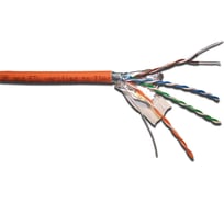 Кабель FTP LANMASTER патч-кордовый, 4 пары, Кат. 5e, LSZH, оранжевый, 305м в кат., LAN-5EFTP-PT-LSZH