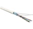 Кабель Hyperline FUTP4-C5E-P26-IN-LSZH-WH-305 305 м, витая пара, экранированная F/UTP, категория 5e, 4 пары (26 AWG), многожильный (patch), экран - фольга, LSZH, нг(А)-HF, –20C – +75C, белый 236865 1