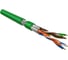 Кабель Hyperline UFTP4-C6-P26-IN-LSZH-GN-100 100 м, витая пара, экранированная U/FTP, категория 6, 4 пары (26 AWG), многожильный (patch), каждая пара в фольге, LSZH, зеленый 445076 1