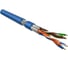 Кабель Hyperline UFTP4-C6-P26-IN-LSZH-BL-500 500 м, витая пара, экранированная U/FTP, категория 6, 4 пары (26 AWG), многожильный (patch), каждая пара в фольге, LSZH, синий 445083 1
