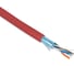 Кабель Hyperline FUTP4-C5E-P26-IN-PVC-RD-100 100 м, витая пара, экранированная F/UTP, категории 5e, 4 пары (26 AWG), многожильный (patch), экран - фольга, PVC, –20C – +75C, красный 444995 1