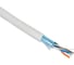 Кабель Hyperline FUTP4-C5E-P26-IN-PVC-WH-100 100 м, витая пара, экранированная F/UTP, категории 5e, 4 пары (26 AWG), многожильный (patch), экран - фольга, PVC, –20C – +75C, белый 444997 1
