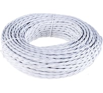 Витой провод Retrika, ретро 3х1.5 белый, 50м RP-31501