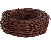 Витой провод Retrika, ретро 2х1.5 коричневый, 50м RP-21502