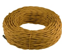 Витой провод Retrika, ретро 2х2.5 золото, 50м RP-22503