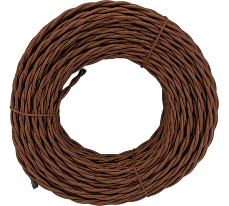 Витой провод Retrika, ретро 2х2.5 коричневый, 50м RP-22502