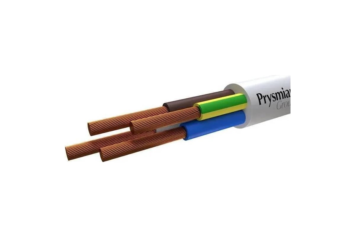 Кабель PRYSMIAN ПВС 4x6 100 метров 104070201 - выгодная цена, отзывы ...