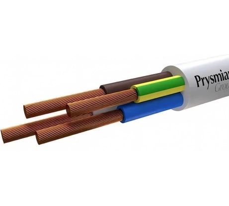 Кабель PRYSMIAN ПВС 4x6 100 метров 104070201