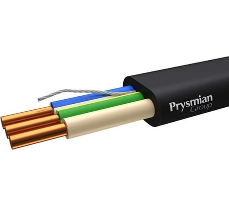 Кабель ВВГ-Пнг(А)-LS PRYSMIAN (с Рипкорд) 3x1,5 (N, PE) 100 метров 2703040101
