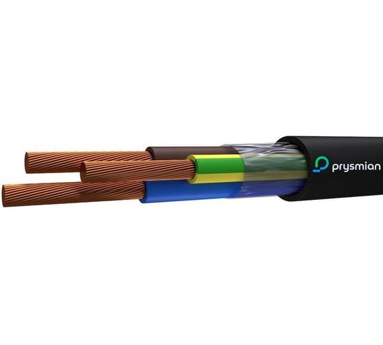 Кабель ПВС PRYSMIAN (с ПЭТ) 3x2,5 100 метров 2503050101