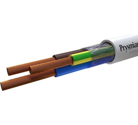 Кабель ПВС PRYSMIAN (с ПЭТ) 3x2,5 100 метров 2503050201