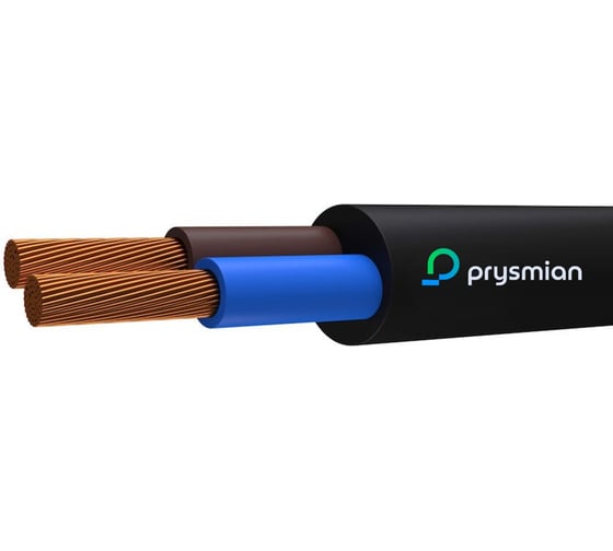 Кабель ПВС PRYSMIAN 2x1,5 100 метров 102040101
