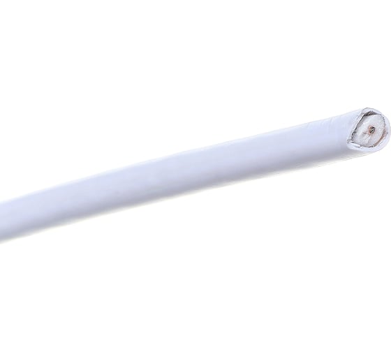 Коаксиальный кабель ЭРА RG6U, 75 Ом, CCS/, PVC, цвет белый Б0044598